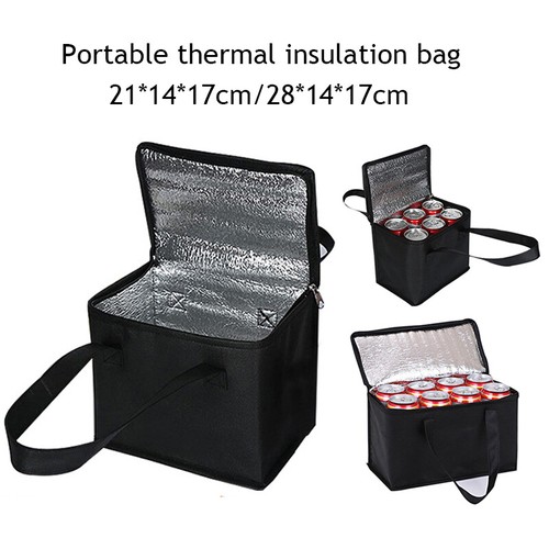 Thermo Isolierte Jausentasche Cool Essen Tasche Box Kühler Getränk Hülle Stra >