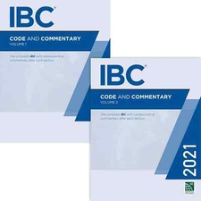 2021 IBC Code and Commentary Combo of Vol. 1 ...