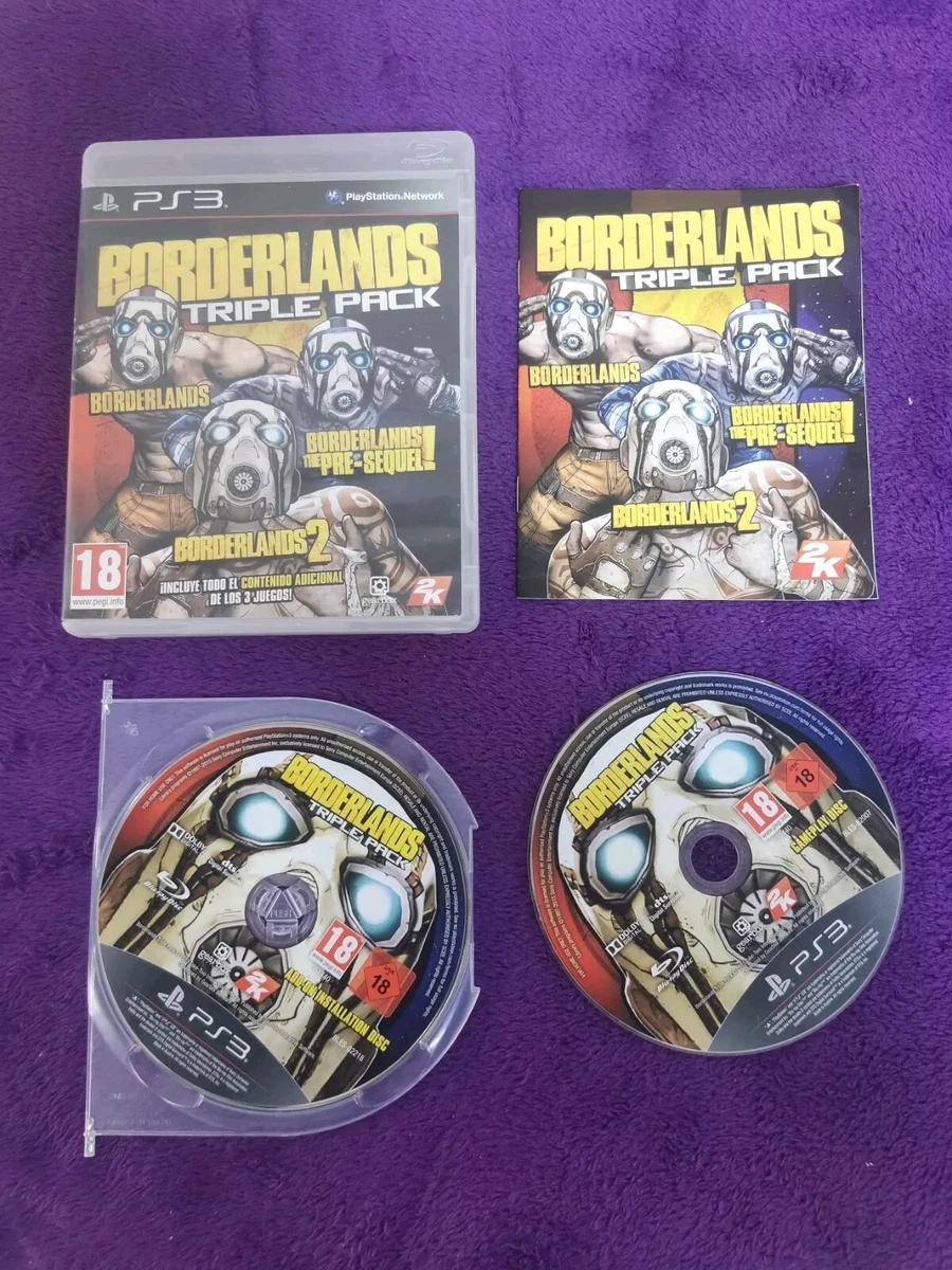 BORDERLANDS TRIPLE PACK Pal Esp Buen PlayStation Ps3