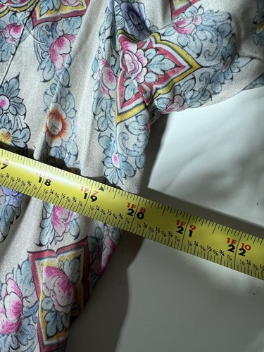 Camicia Aratta Silent Journey beige floreale collare taglia media splendidi fiori - Foto 9 di 12