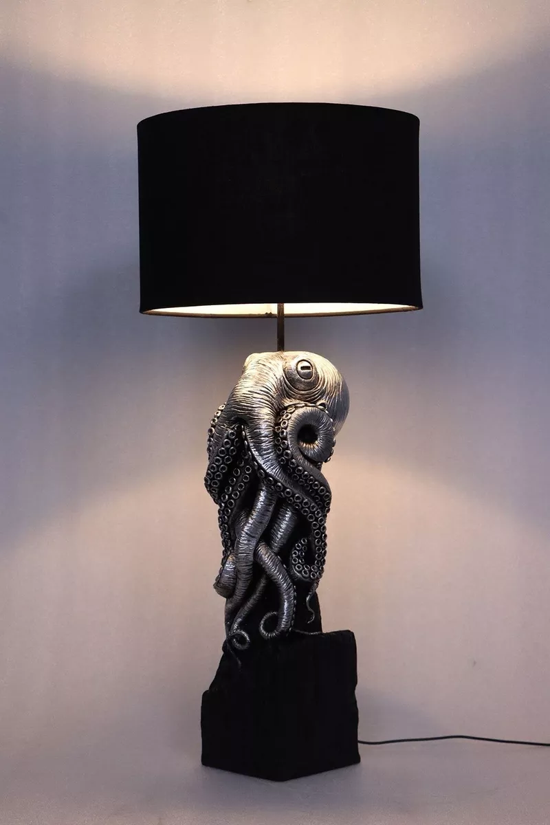 Octo Lamp Table Top Statue Octopus Sea Creature Ocean Aquatics