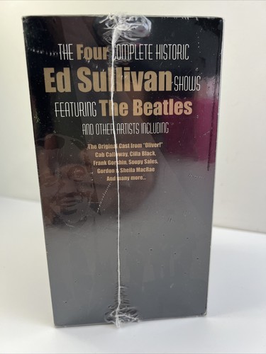 The Four Complete Historic Ed Sullivan Shows Featuring the Beatles Sealed VHS - Picture 2 of 7