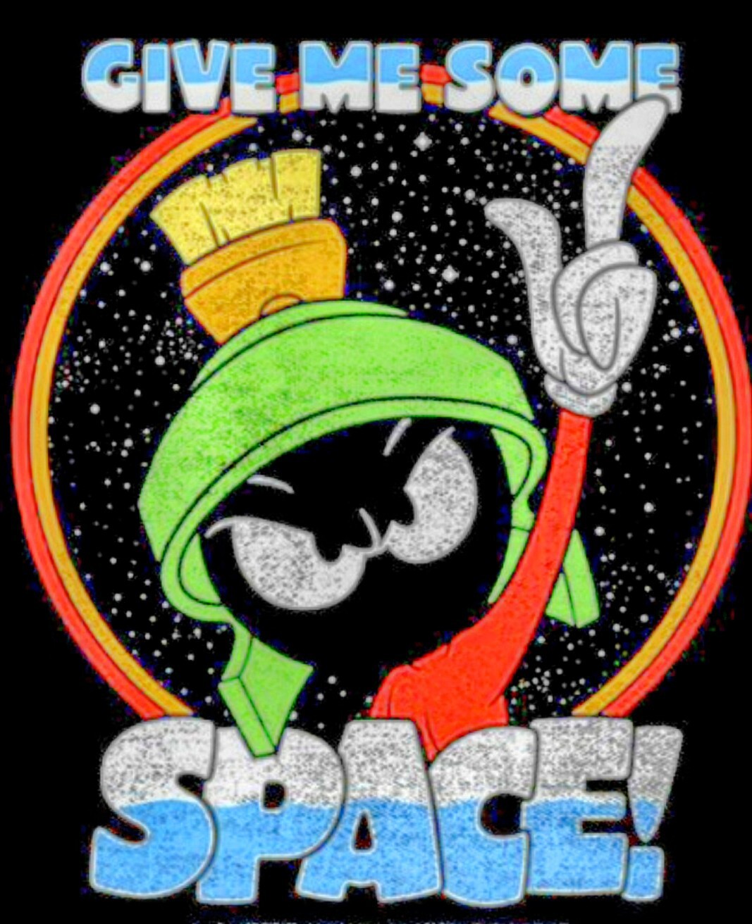 MARVIN THE MARTIAN  HOT ROD MOTORCYCLE RAT FINK TOOLS GUNS STICKER