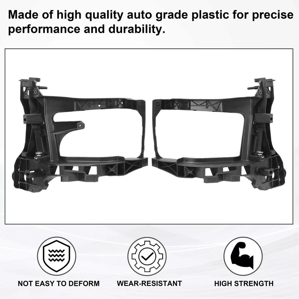 Soportes de montaje de faros de soporte de radiador para Dodge Ram 1500 2500 2013-2024 Foto 4 de 4