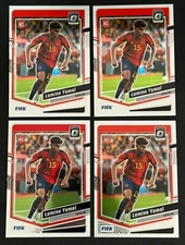 2023-24 Panini Donruss Soccer FIFA Spain RC Lamine Yamal Rookie Optic Lot 4