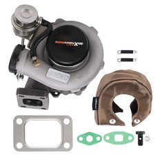 Turbo For Nissan Skyline Rb20det Rb25det R32 R34 T3 W Titanium Heat Shield Turbo For Nissan Skyline Rb20det Rb25det R32 R34 T3 W Titanium Heat Shield