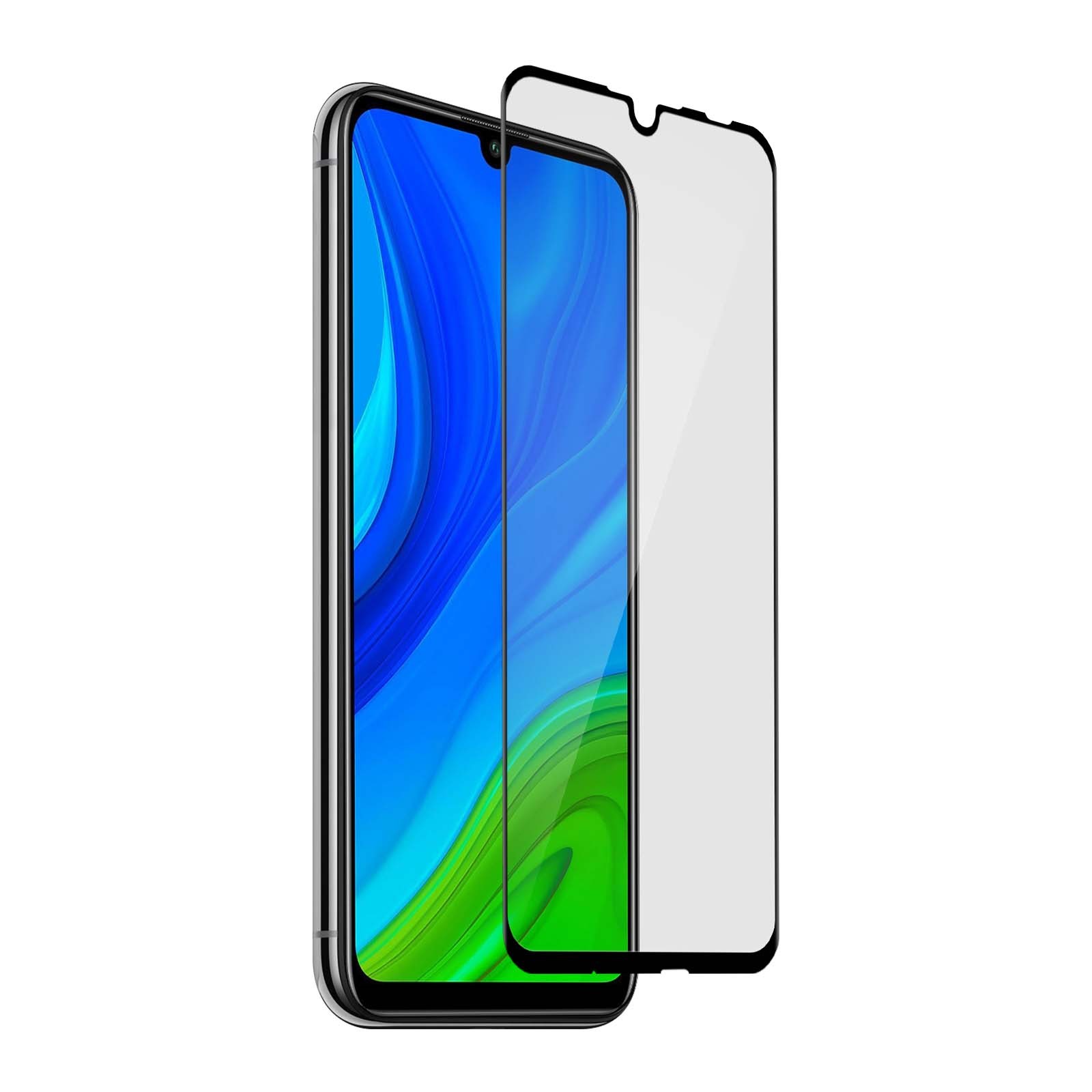 Évitez les fissures : verre trempé Huawei P smart 2020 contour noir