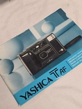 YASHICA T AF 35mm Camera ENGLISH Instruction Manual Users/Owners Guide Booklet