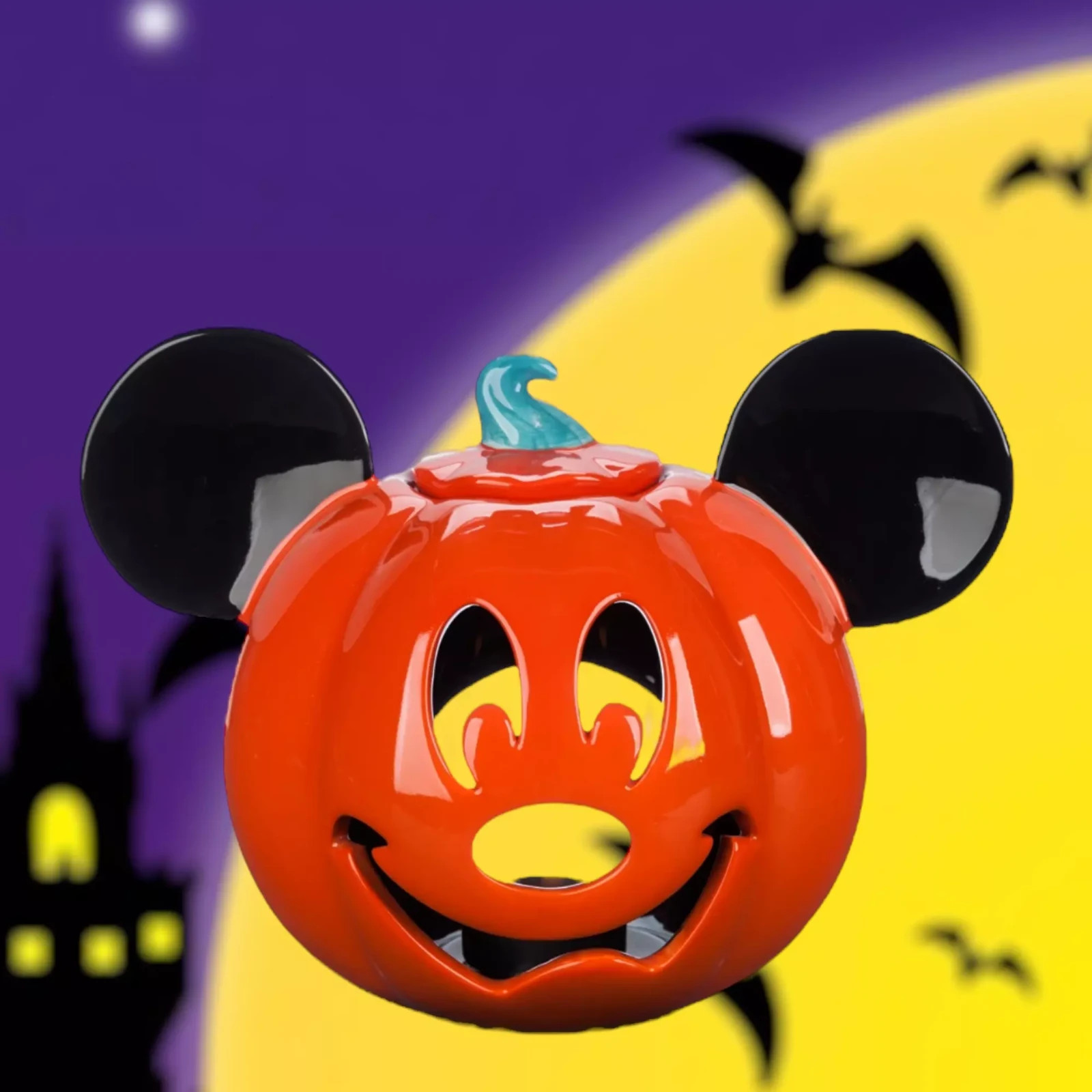 Photophore citrouille Mickey Disney idéal pour illuminer votre table d'Halloween