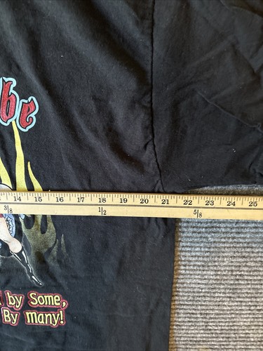 Vintage Betty Boop Shirt Mens Large Black Biker Babe Motorcycle 2004 Y2K - Picture 8 of 10