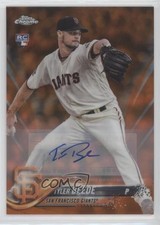 2018 Chrome Update Target Exclusive Orange Refractor 20/25 Tyler Beede Auto 3c2