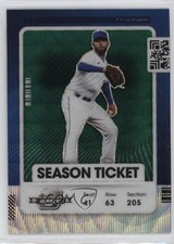 2021 Panini Contenders Season Ticket Optic Green Wave Prizm Danny Duffy #97 11gl