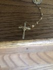 BSI 925 STERLING SILVER Cross Pendant Necklace Chain Gold Vermeil — photo 8