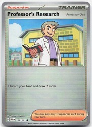 Professor's Research [Professor Oak] 122/131 Reverse Holo Common SV: Prismatic Evolutions