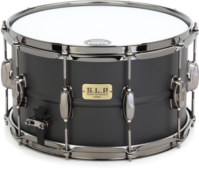Tama S.L.P. Big Black Steel Snare Drum - 8'' x 14''