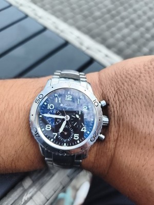Breguet Type XX Transatlantique Flyback 3820TI/K2/TW9 Titanium Automatic 39mm