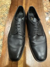 PRADA Men's Saffiano Leather Lace-Ups( $1,120) Men's 2EB174 Dress Shoes size 8.