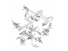 Meyer 17173 For 2003 Dodge Ram 25003500 Van Ez Plus Mdii Snow Plow Mount