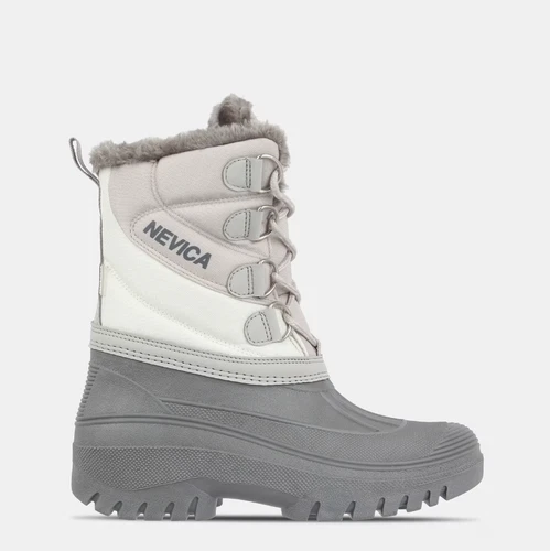 Nevica Womens Lace Up Mid High Snow Boots Grey Size UK 6 US 8 *REFSSS616