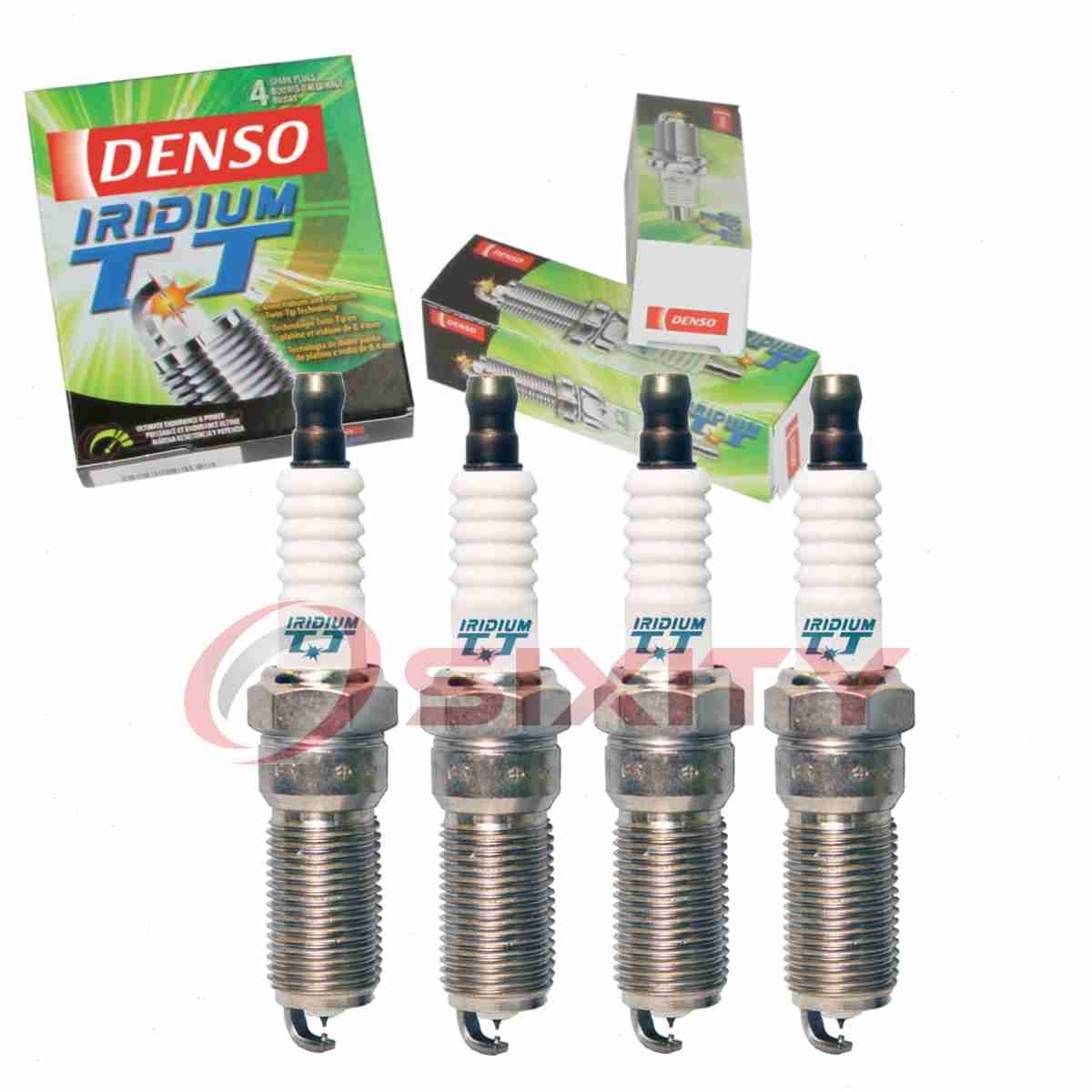 4 pc Denso Iridium TT Spark Plugs for 2000 Saturn LS1 2.2L L4 Ignition pl
