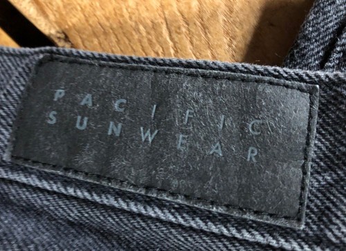 PacSun High-rise Bootcut/Flare Charcoal Gray-black Button-fly Jean Women 29x32.5 - Picture 6 of 16