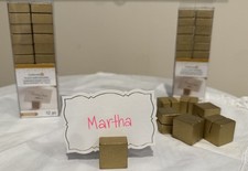 32 Gold Place Card Holders   NEW   Wedding Table Number Stands