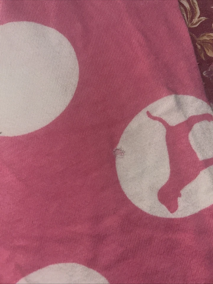 Bolso de lavandería Victoria's Secret rosa con cordón para perro de colección raro alrededor del año 2000 Foto 2 de 4