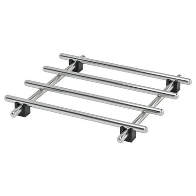 IKEA LAMPLIG Pot Stand Stainless Steel 18x18cm Trivet Hot Pan Worktop Protector