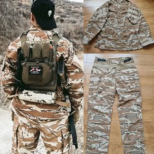 Chaqueta táctica Camisa G3 Pantalones Desierto Tigre Rayas GEN3 Rana Traje Conjunto de combate