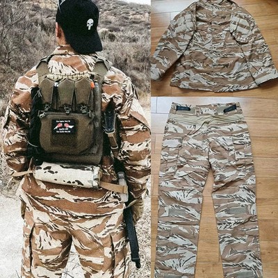 Tactical Jacket Shirt G3 Pants Desert Tiger-striped GEN3 Frog Suit Combat Outfit
