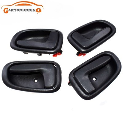 69206-12130 4 X Inside Interior Door Handle For Geo Prizm Toyota Corolla Gray