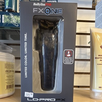 BaBylissPRO LO-PROFX FXONE Black Cordless Rechargeable Hair Clipper Tool Only