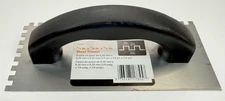 NEW HARD TO FIND 1/2 in. x 1/2 in. x 1/2 in. Economy Square Notch Trowel GT8000