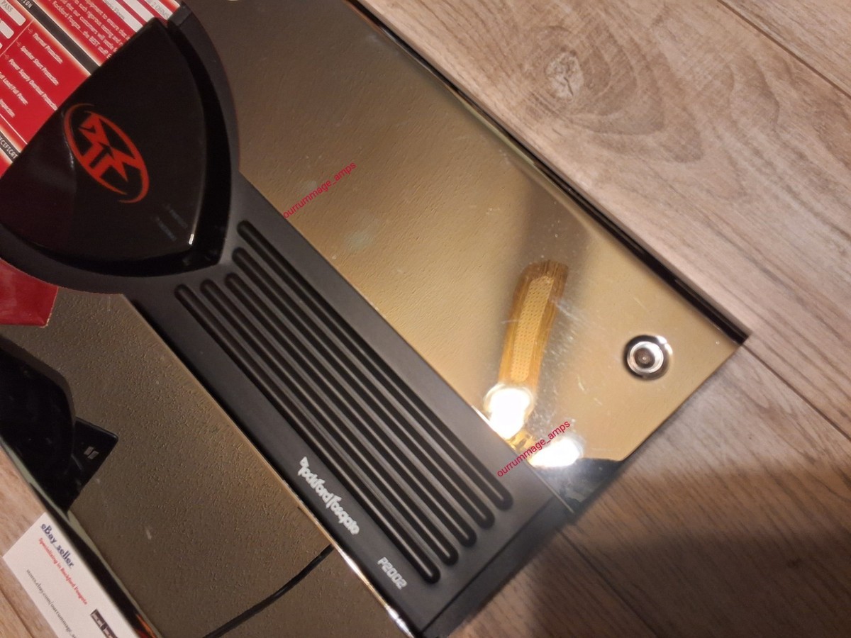 Rockford Fosgate PUNCH P200-2 Car Audio Amplifier 🇺🇸 OLD SCHOOL
