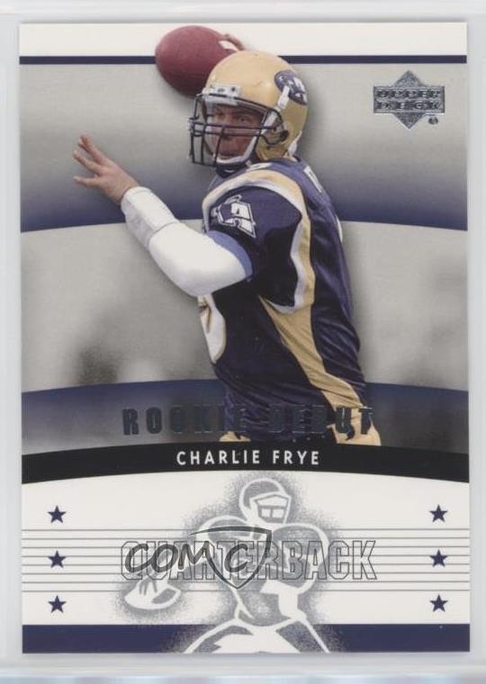 Charlie Frye Upper Deck Rookie Debut #104 Base