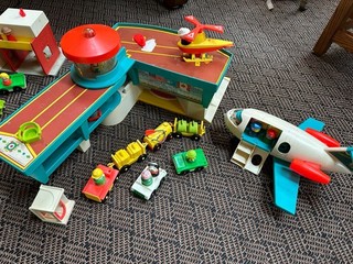 vintage fisher price little people airport
