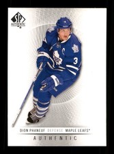  100 Dion Phaneuf 3 Maple Leafs 2013 Upper Deck Hockey Sports Trading Card 