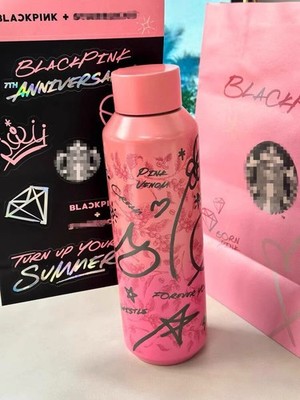 Starbucks x BLACKPINK Graffiti Thermos Cup, Black Pink Tumbler | eBay