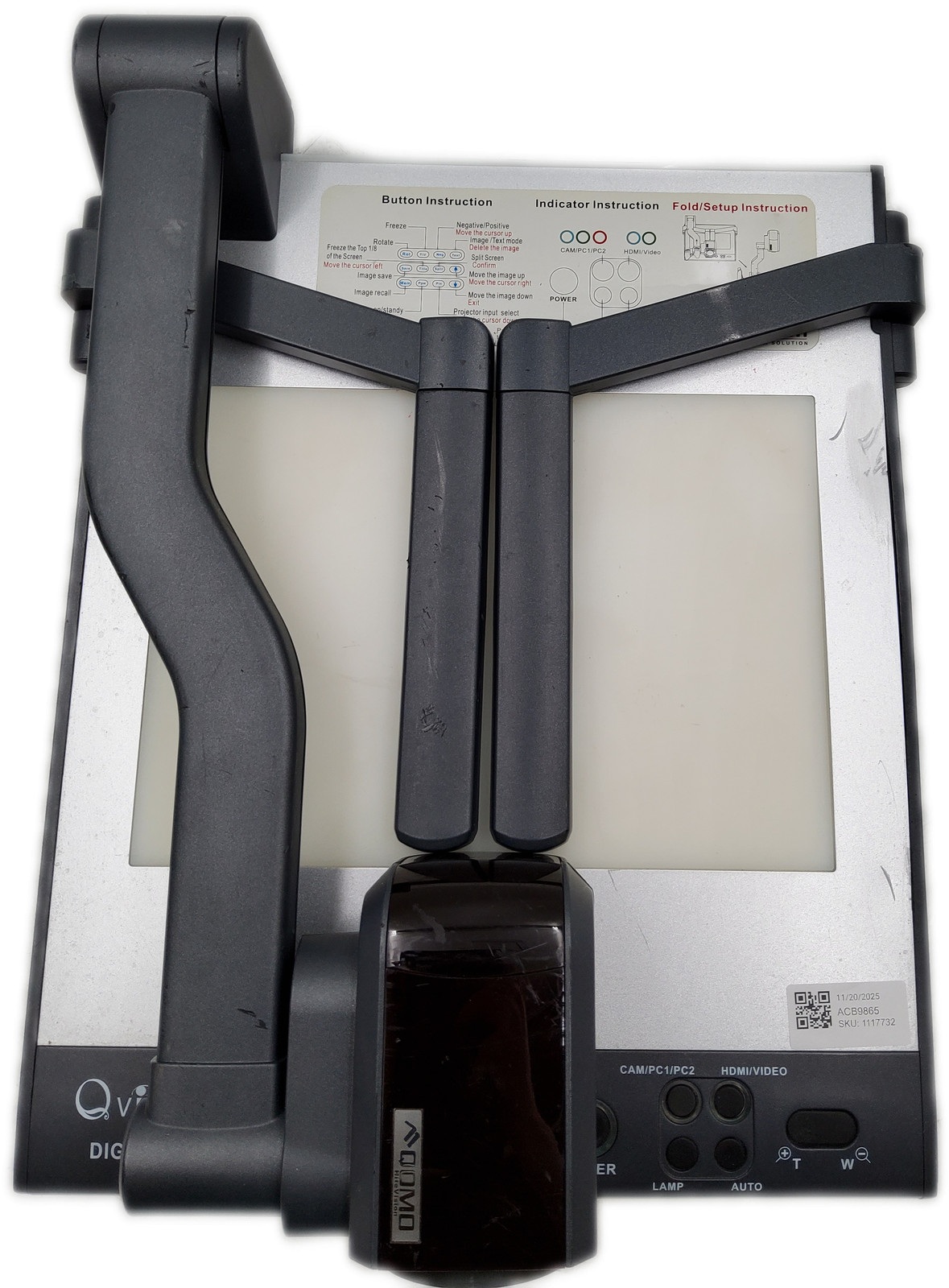 QOMO QVIEW QD3900 Video Presenter and Document Camera