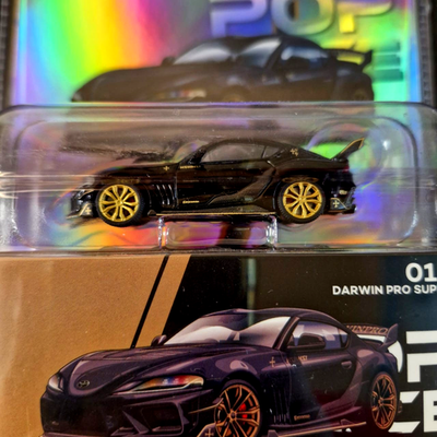 Pop Race 1:64 Darwin Pro Supra Black #013 Enigma Exclusive Edition
