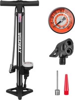 Hochdruck Standpumpe Fahrradpumpe, Ergonomische Fahrradpumpe Ventilkopf, 160 Psi