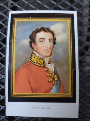 Vintage Bildkarte Sir Arthur Wellesley, Duke of Wellington (1769-1852)