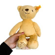 NWT Steiff My First Steiff Gold Teddy Bear Plush