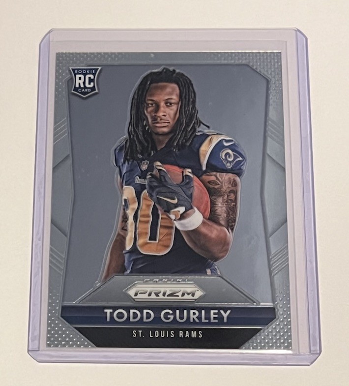 2015 Prizm Rookies Variation Todd Gurley II (Posed No Helmet) Rookie RC - Rams