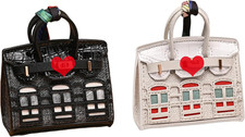 2 PCS Women Mini Backpack Keychain Accessories Key Pouch Holder Coin Purse Bag C