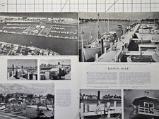Bahia-Mar Inland Waterway Yacht Basin Fort Lauderdale FL Vintage Print Ad 1950