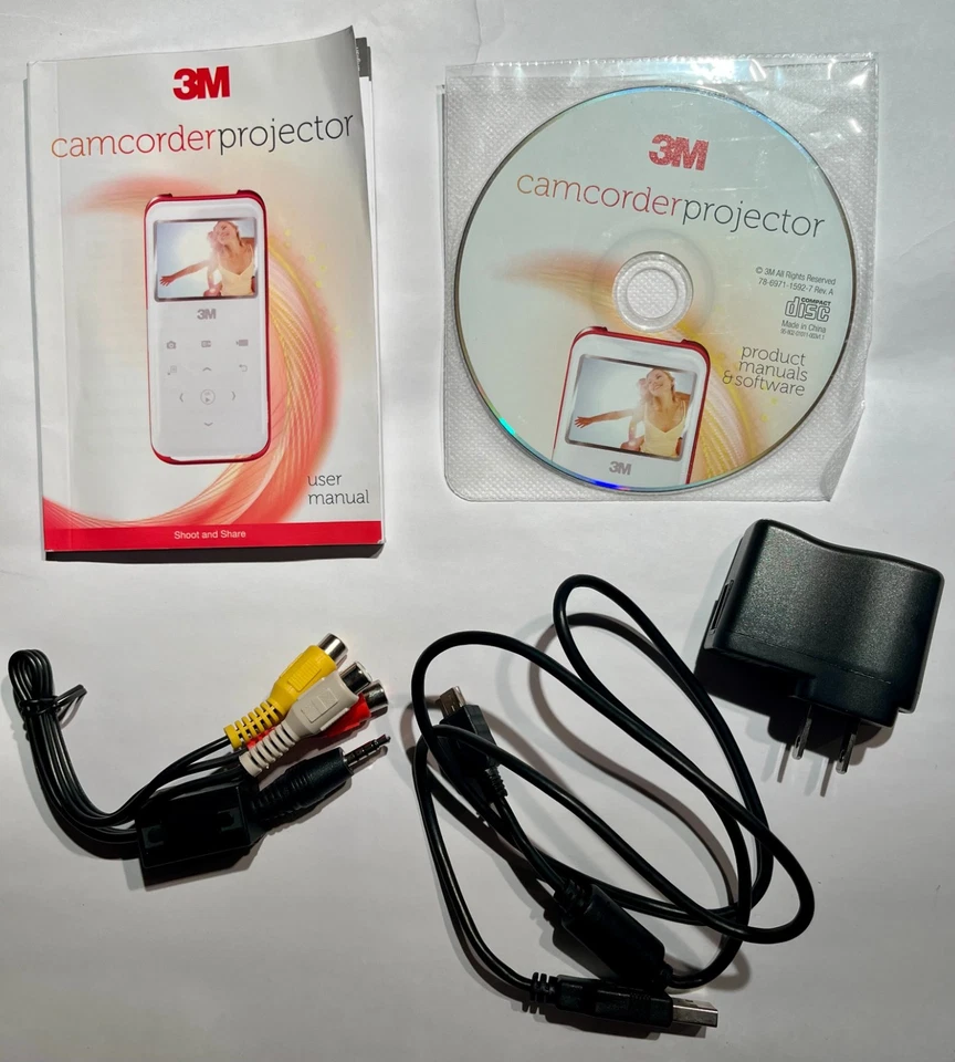 3M CP45 High Definition Camcorder Projector Complete - New-Open Box - Image 4 of 4