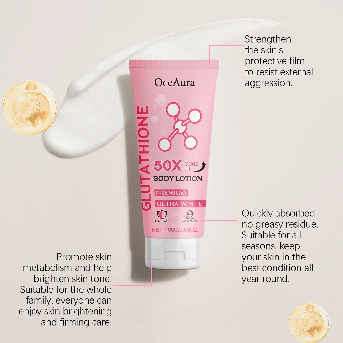 oceaura glutathione body lotion review Care 50x Glutathione Lotion, Tone up Body Care Cream Erectile dysfunction (ED) | no_popup Size:One Size