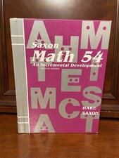 Saxon Math 54: An Incremental Development Sec...