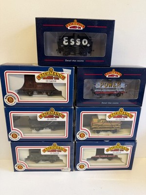 Bachmann Spur O BR Kesselwagen, offene & Kastenwagen Konvolut mit 3 Gliederkupplungen x7